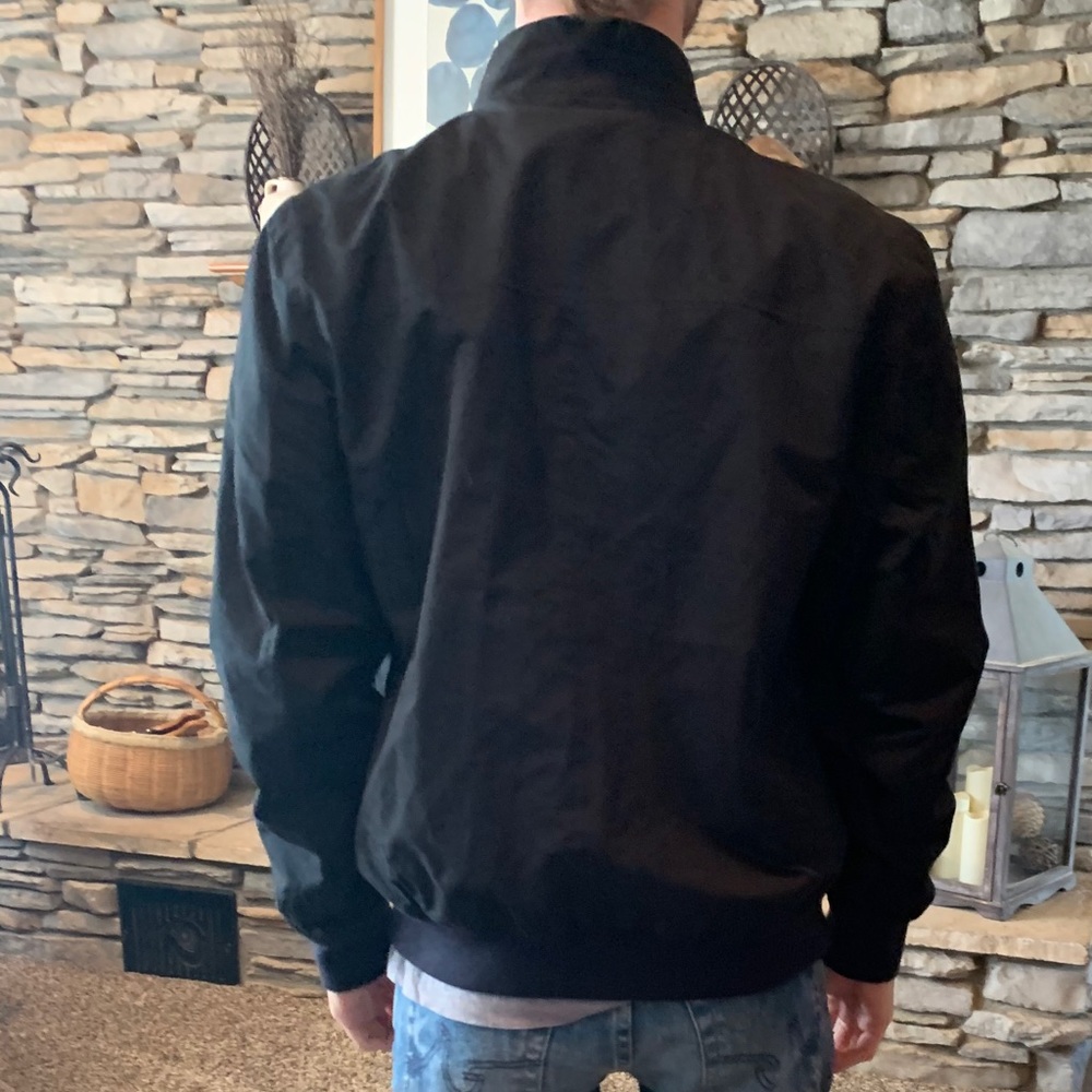 Cole Haan black bomber jacket - Picture 2 of 3